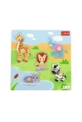 Układanki dla dzieci - puzzle mini drewniane safari 61623 - miniaturka - grafika 1