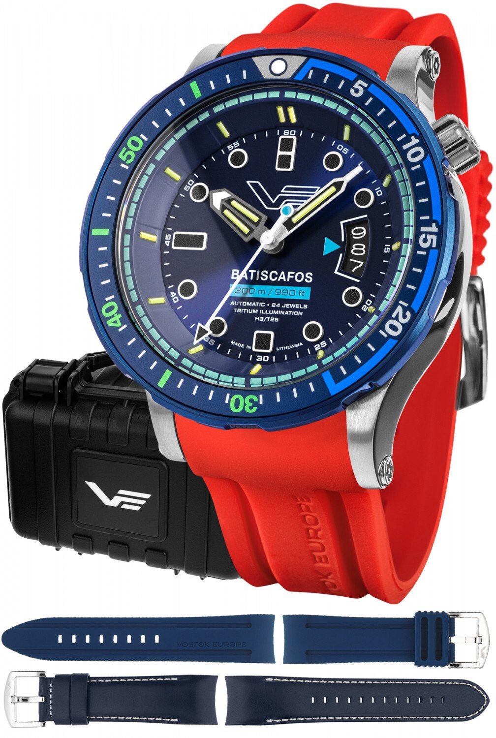 Zegarek Vostok Europe Zegarek męski Vostok Europe NH35A-511E768SR czerwony