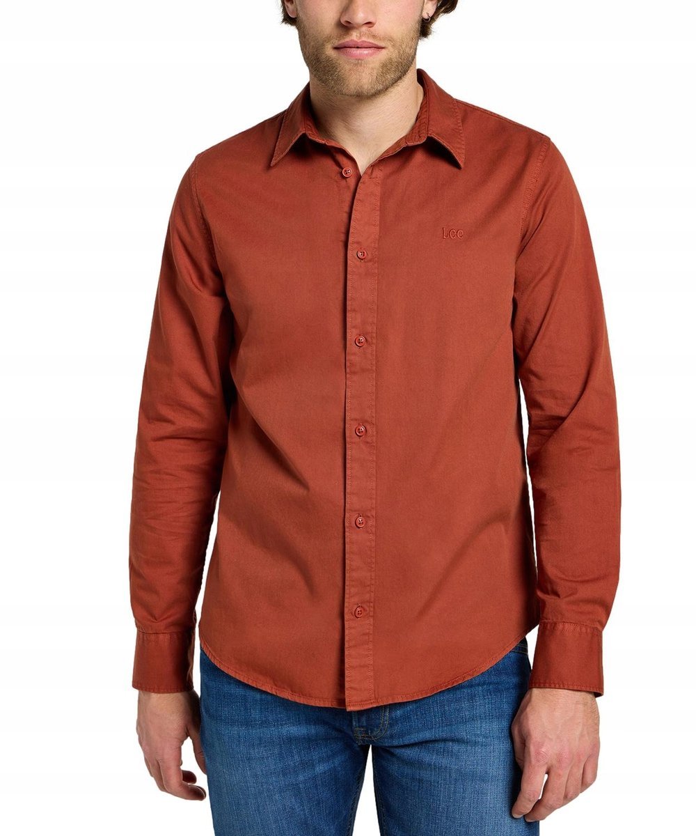 Koszula Lee PATCH SHIRT 112355741 Sweet Maple M