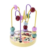 Zabawki sensoryczne - Trefl, Zabawka drewniana, Bead maze - friends - S - miniaturka - grafika 1