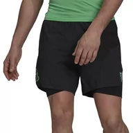 Spodnie sportowe męskie - adidas Adizero Two-in-One > GT9737 - Adidas - miniaturka - grafika 1