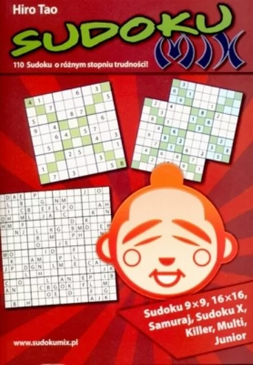 Sudoku Mix. 111 Sudoku o różnym stopniu trudności - Tao Hiro