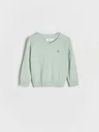 Bluzy i sweterki niemowlęce - Reserved - Sweter z wiskozą - jasnozielony - miniaturka - grafika 1