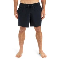 Kąpielówki męskie - Szorty kąpielowe dla Mężczyzn SURFSILK SOLID 16" Czarny - miniaturka - grafika 1