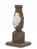Świeczniki - ŚWIECZNIK MIKOŁAJ drewniany świąteczny wys. 20cm - miniaturka - grafika 1