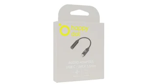 HappyDot Adapter USB-C czarny - Pozostałe akcesoria do telefonów - miniaturka - grafika 1