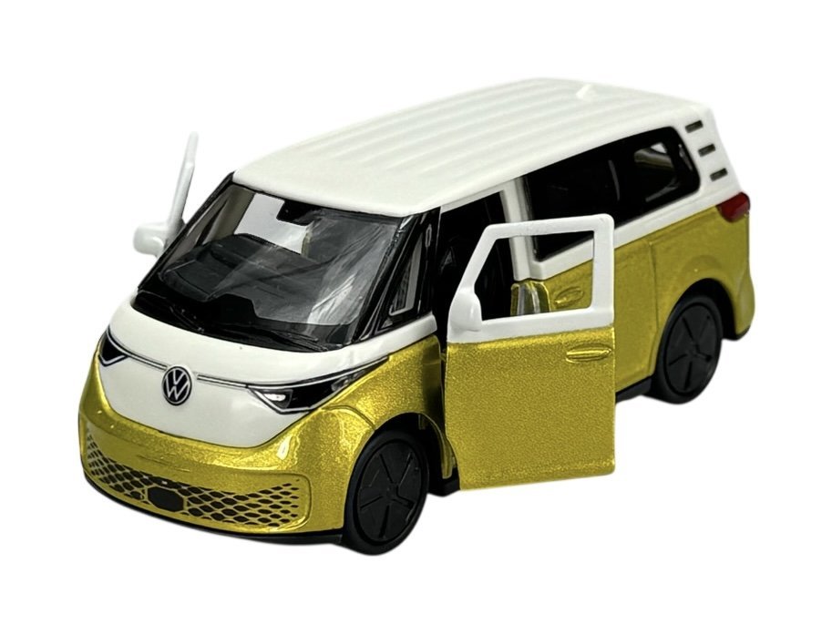 WELLY VW VOLKSWAGEN ID. BUZZ BIAŁO-ŻÓŁTY 1:34 SAMOCHÓD NOWY METALOWY MODEL