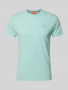 T-shirt z wyhaftowanym logo - Koszulki męskie - miniaturka - grafika 1