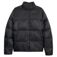 Kurtki męskie - Kurtka męska 4F Down Jacket M601 Rozmiar: L / Kolor: czarny - miniaturka - grafika 1