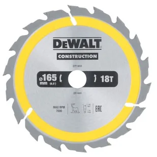 DeWalt Piła tarczowe DT1933-QZ Metal 165 mm - Tarcze do pił - miniaturka - grafika 1