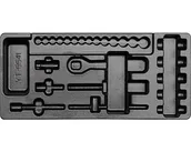 Szafy i regały magazynowe - Yato WKŁAD DO SZUFLADY NA ZESTAW NARZĘDZI 1/4 PUSTY DLAYT-5541 YT-55411 - miniaturka - grafika 1