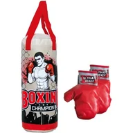 Zabawki i gry sportowe - ENERO Zestaw bokserski junior Enero worek treningowy 50x18cm + rękawice victoriasport-1017600-0 - miniaturka - grafika 1