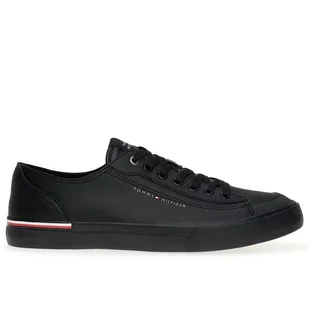 Buty Tommy Hilfiger Corporate Vulc Leather FM0FM04953-BDS - czarne - Buty sportowe męskie - miniaturka - grafika 1