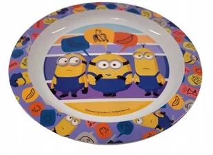 Talerz dziecięcy 22 cm MINIONKI do mikrofali - Miseczki i talerzyki dla dzieci - miniaturka - grafika 1