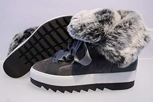HÖGL Damskie botki Cosy, szary Darkgrey 6600, 42 EU - Botki damskie - miniaturka - grafika 1