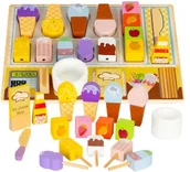 Zabawy w naśladowanie dorosłych - SKLEP Z LODAMI dla dzieci LADA SKLEPOWA do zabawy LODY LODZIARNIA ms 5903769979714 - miniaturka - grafika 1