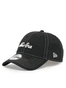 Czapki męskie - New Era Czapka z daszkiem Contrast Stitch 9TWENTY 60595289 Czarny - miniaturka - grafika 1