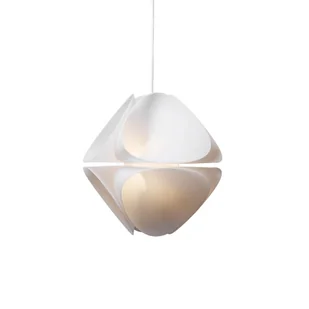 Nowoczesna lampa wisząca Nova z unikalnym kloszem w kształcie stożków wykonanym z półprzezroczystego materiału - Oprawy, klosze i abażury - miniaturka - grafika 1