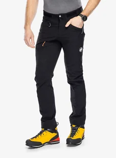 Spodnie softshell Mammut Taiss SO Pants - black - Odzież trekkingowa męska - miniaturka - grafika 1