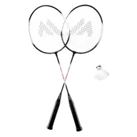 Badminton - Zestaw rakiet MARTES 2XCLASH M000161668 – Czarny - miniaturka - grafika 1