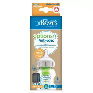Butelka szklana 150ml szeroka options - Butelki dla niemowląt - miniaturka - grafika 2