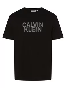 Calvin Klein - T-shirt męski, czarny - Koszulki męskie - miniaturka - grafika 1