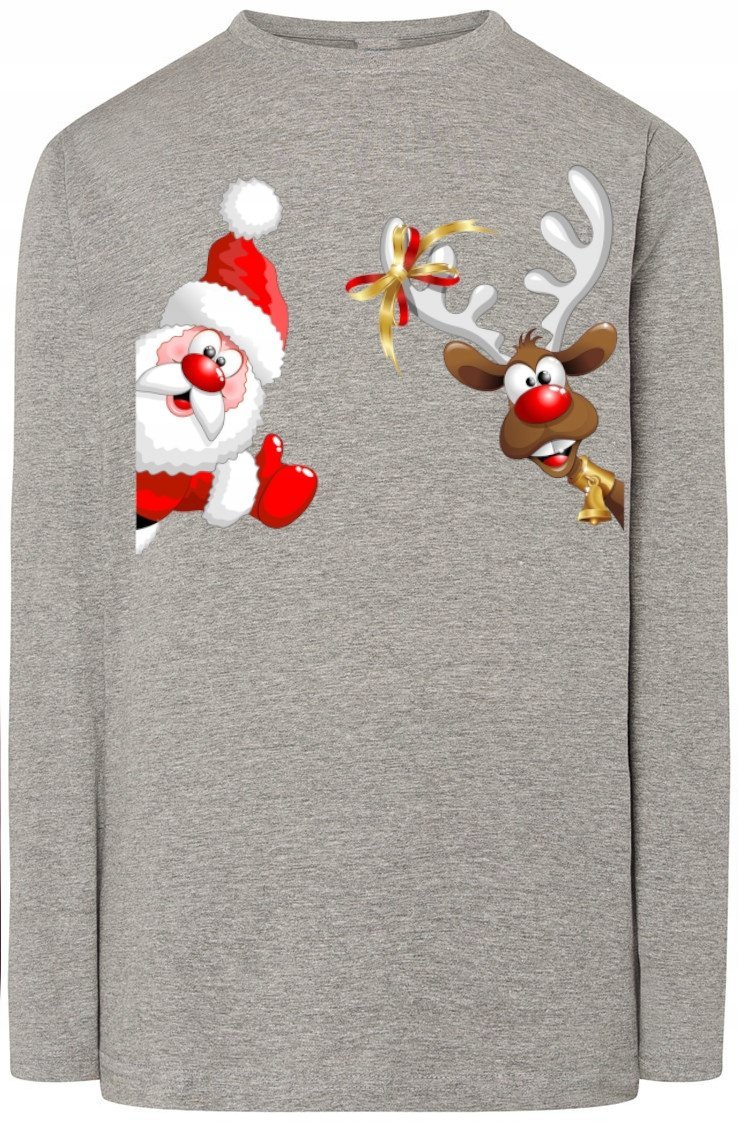 Rudolf Mikołaj Świąteczna Bluza Longsleeve r.3XL