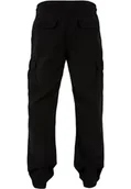 Spodnie męskie - Urban Classics Spodnie męskie Cotton Cargo Pants Black M, czarny, M - miniaturka - grafika 1