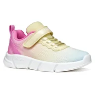Buty dla dziewczynek - Geox J Aril Girl B Sneakersy dziewczęce, Biały, 24 EU - miniaturka - grafika 1
