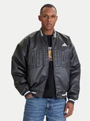 Kurtki męskie - adidas Kurtka bomber Stadium JZ6913 Szary Loose Fit - miniaturka - grafika 1