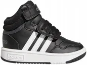Buty dla dziewczynek - BUTY dziecięce ADIDAS HOOPS MID GW0408 na rzepy 23 - miniaturka - grafika 1
