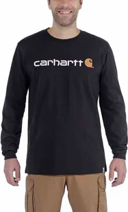 Carhartt Koszulka Carhartt EMEA Signature Graphic L/S Black - Koszulki męskie - miniaturka - grafika 1