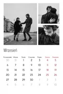 Kalendarze - Fotokalendarz, personalizowany kalendarz ścienny standard, 30x40-A3 cm, 12 stron, Twój kalendarz miłosny - miniaturka - grafika 1