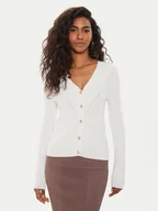 Swetry damskie - Guess Kardigan Kailey W4GR41 Z2U00 Biały Regular Fit - miniaturka - grafika 1