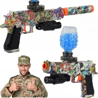 Zabawki militarne - Skleplolki AUTOMAT PISTOLET KARABIN ELEKTRYK NA KULKI ŻELOWE - miniaturka - grafika 1