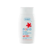 Balsamy i kremy do opalania - Ziaja Ziajka Słoneczna emulsja wodoodporna dla dzieci powyżej 12 miesięcy SPF50+ 125ml - miniaturka - grafika 1