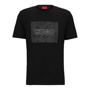 HUGO T-shirt męski, czarny (Black1), S - Koszulki męskie - miniaturka - grafika 1