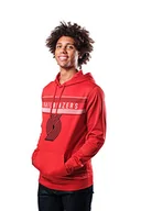 Bluzy męskie - Unk NBA Męska bluza z kapturem Midtown męska NBA polarowa bluza z kapturem Czerwony S - miniaturka - grafika 1