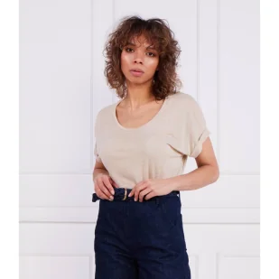 Tommy Hilfiger T-shirt | Regular Fit - Koszulki i topy damskie - miniaturka - grafika 1