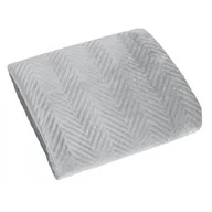 Narzuty - Eurofirany B.B. CHOCZYŃSCY SPÓŁKA JAWNA Narzuta welurowa Sofia, srebrna, 170x210 cm - miniaturka - grafika 1