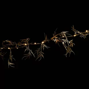 Girlanda świetlna wewnętrzna z roślinnym motywem, 25 LED - Ozdoby bożonarodzeniowe - miniaturka - grafika 1