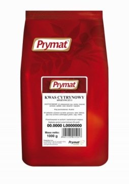 Prymat Kwas Cytrynowy Spożywczy 1kg