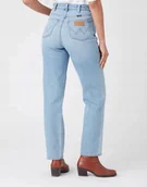 Spodnie damskie - WRANGLER MOM STRAIGHT SUNRISE W27M3841A 27/32 - miniaturka - grafika 1