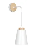 Lampy ścienne - Emibig Bolero kinkiet 1-punktowy biały 443/K1 443/K1 - miniaturka - grafika 1