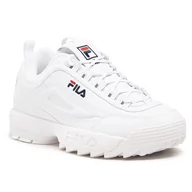 Buty sportowe męskie - Fila DISRUPTOR LOW 10102621FG biały - miniaturka - grafika 1