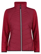 Kurtki i kamizelki sportowe damskie - CMP Kurtka hybrydowa w kolorze czerwonym - miniaturka - grafika 1