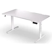 Biurka - Biurko ENDORFY Atlas L Electric Onyx Biały - miniaturka - grafika 1