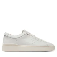 Półbuty męskie - Sneakersy Clarks Craft Swift 26176134 White Leather - miniaturka - grafika 1