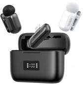 Mikrofony komputerowe - 2x Bezprzewodowy Mikrofon 100m Do Telefonu Na Usb Type-c Usb-c Ulanzi / A200 / Sku: A048 SB11306 - miniaturka - grafika 1