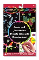 Zabawki kreatywne - Melissa&Doug Melissa & Doug Zdrapki holograficzne kolorowe15804 - miniaturka - grafika 1